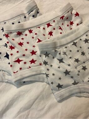Hanna Andersson Star-Print organic Cotton training underwear 2 t 3 t xs